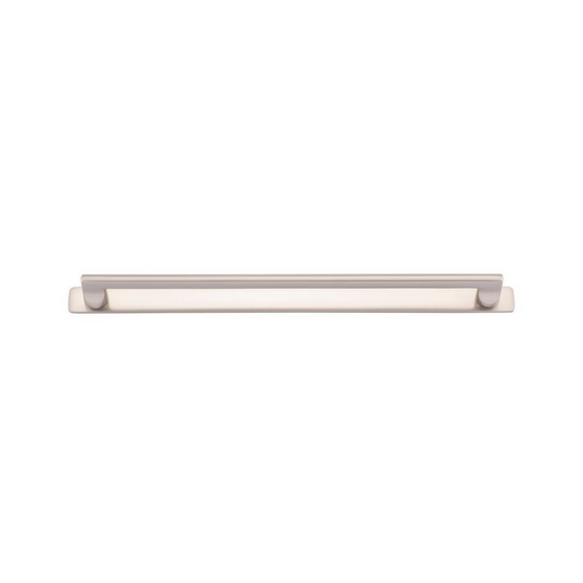 Baltimore Cabinet Pull with Backplate Satin Nickel CTC 320mm