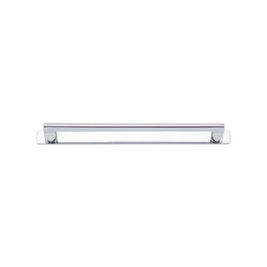Baltimore Cabinet Pull with Backplate Polished Chrome CTC 256mm
