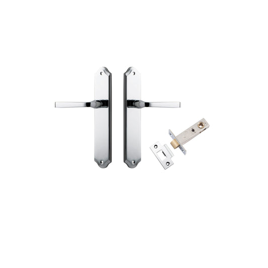 Annecy Lever Shouldered Polished Chrome Passage Kit