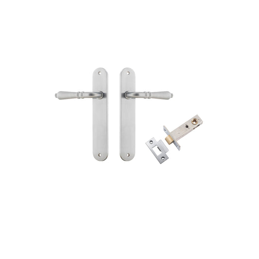 Sarlat Lever Oval Brushed Chrome Passage Kit