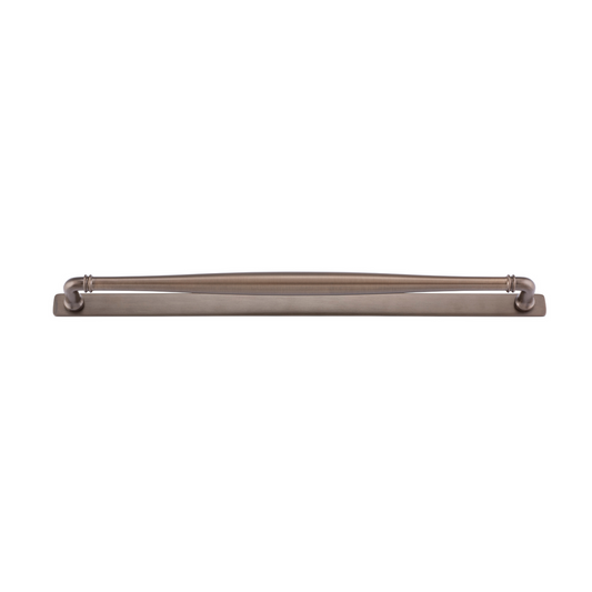 Sarlat Cabinet Pull with Backplate Signature Brass CTC 450mm