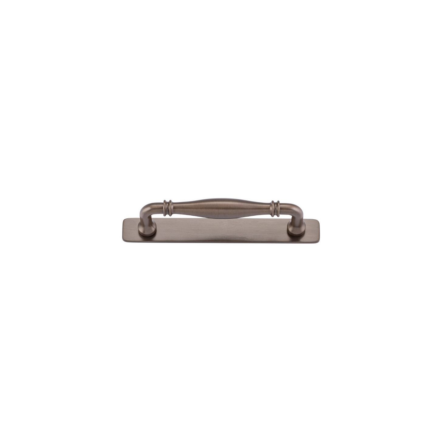 Sarlat Cabinet Pull with Backplate Signature Brass CTC 128mm