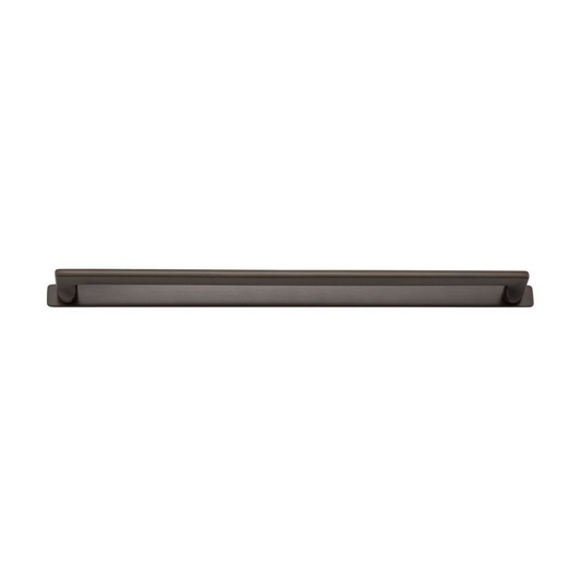 Baltimore Cabinet Pull with Backplate Signature Brass CTC 450mm