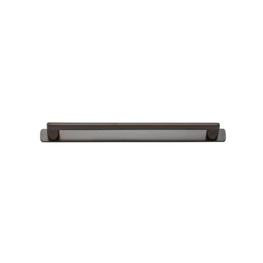 Baltimore Cabinet Pull with Backplate Signature Brass CTC 256mm