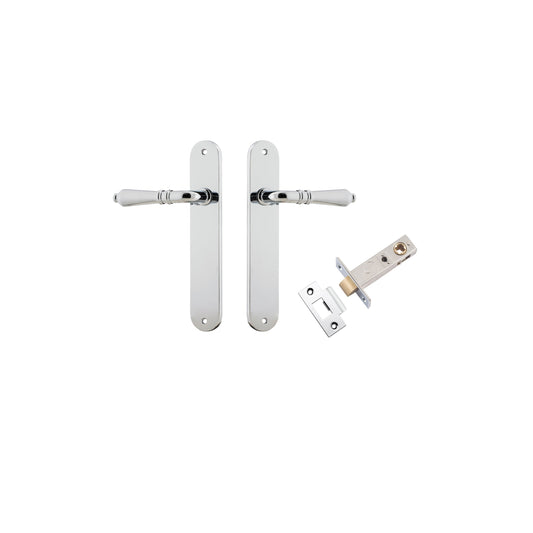 Sarlat Lever Oval Polished Chrome Passage Kit