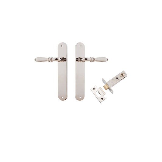 Sarlat Lever Oval Polished Nickel Passage Kit