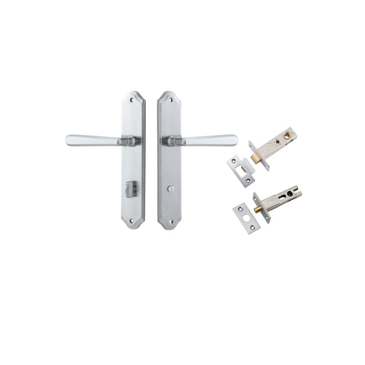 Copenhagen Lever Shouldered Brushed Chrome Privacy Kit