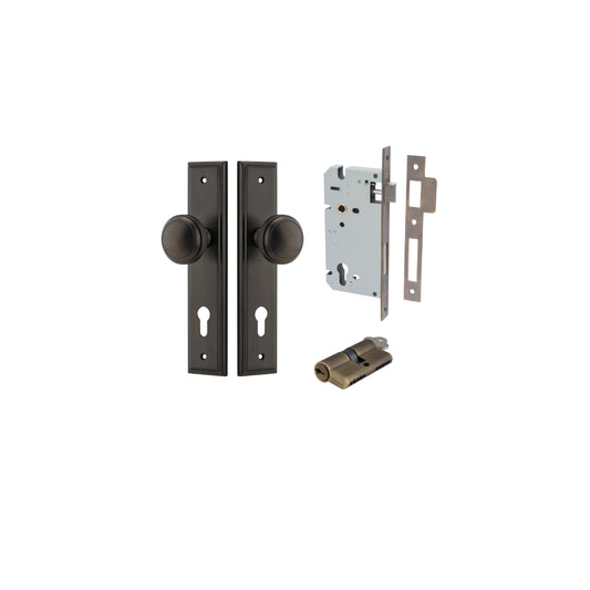 Paddington Knob Stepped Signature Brass Entrance Kit - Key/Key