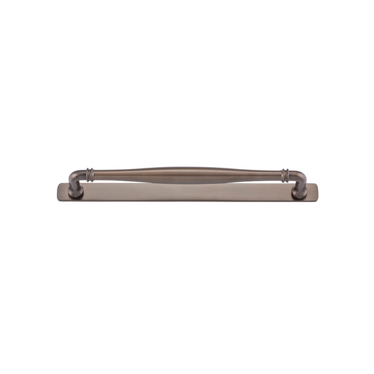 Sarlat Cabinet Pull with Backplate Signature Brass CTC 256mm