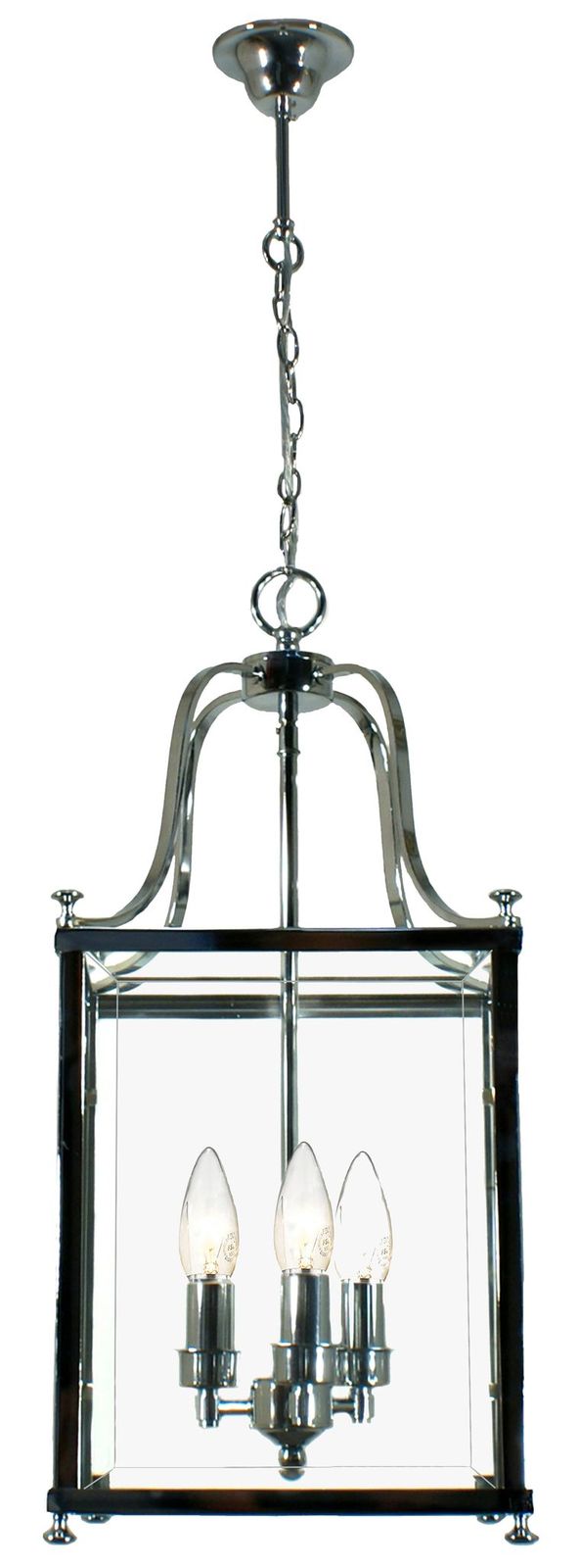 Michigan Medium 3 Light Pendant Chrome