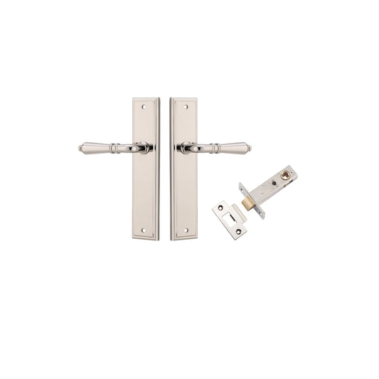 Sarlat Lever Stepped Polished Nickel Passage Kit